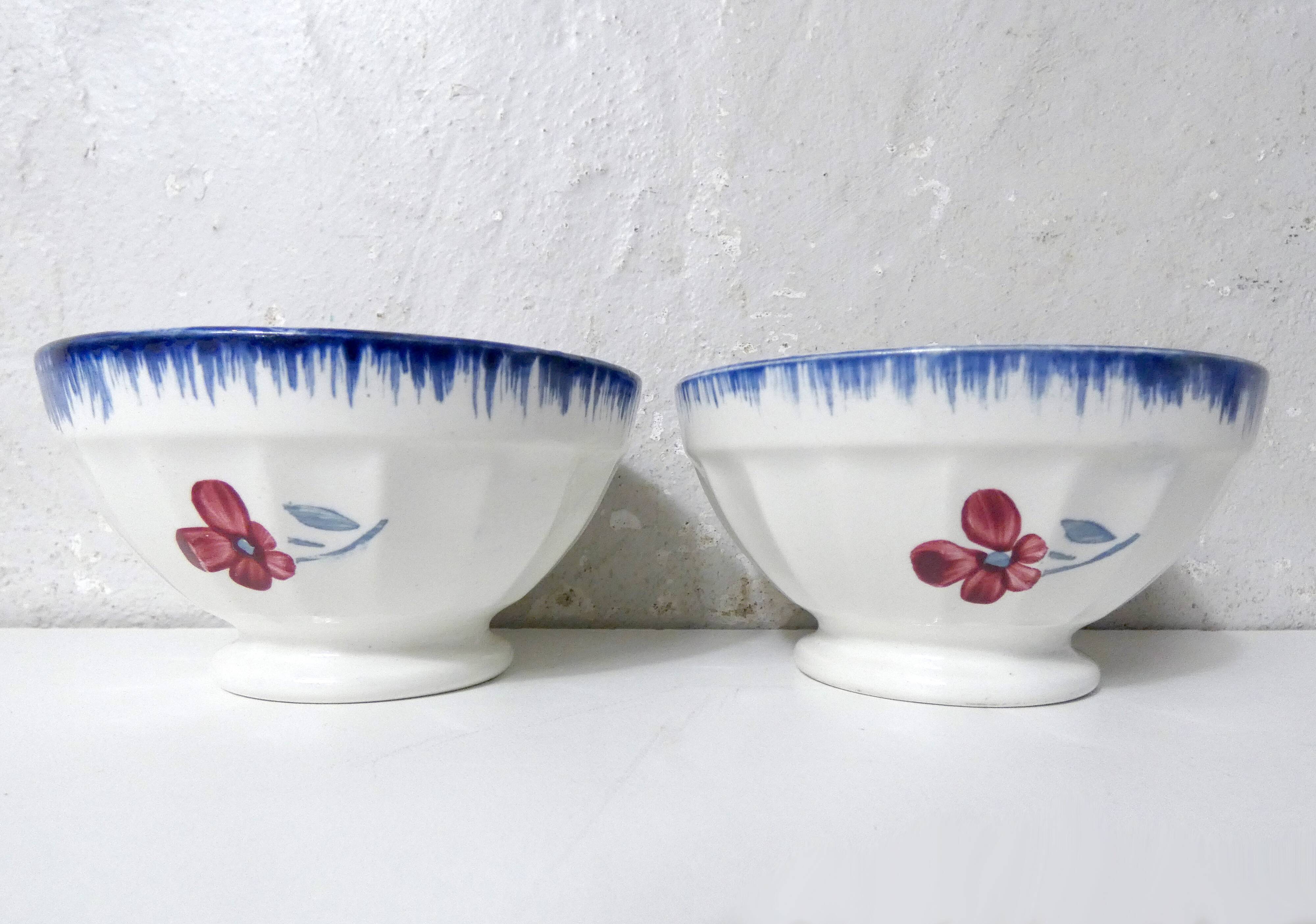 2 Digoin Mary Lou bowls
