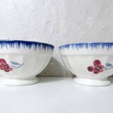 2 Digoin Mary Lou bowls