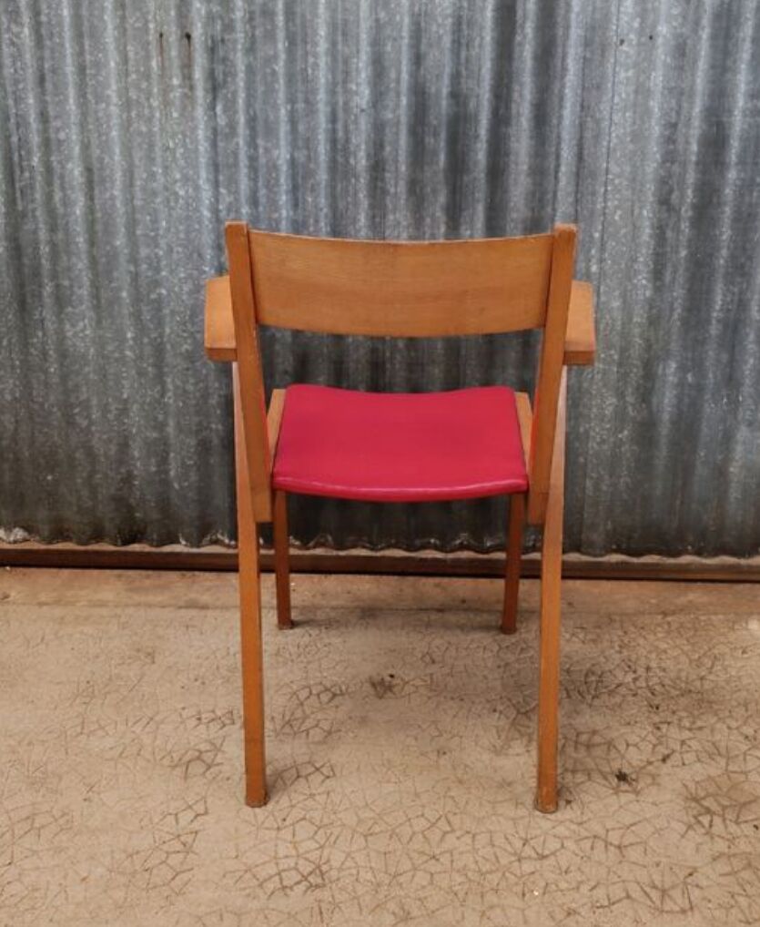 Scandinavian vintage bridge chair