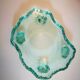 Fontana arte empty  pocket thick glass signed (italy, 1940 - 50)