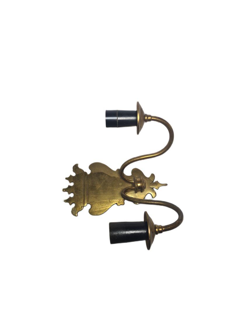 2-armed wall lamp, Poland, 1970s