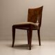 C. 1940 - Set of six Art Deco chairs - France