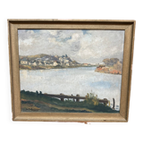 Framed oil on canvas signed A.Defanzievo