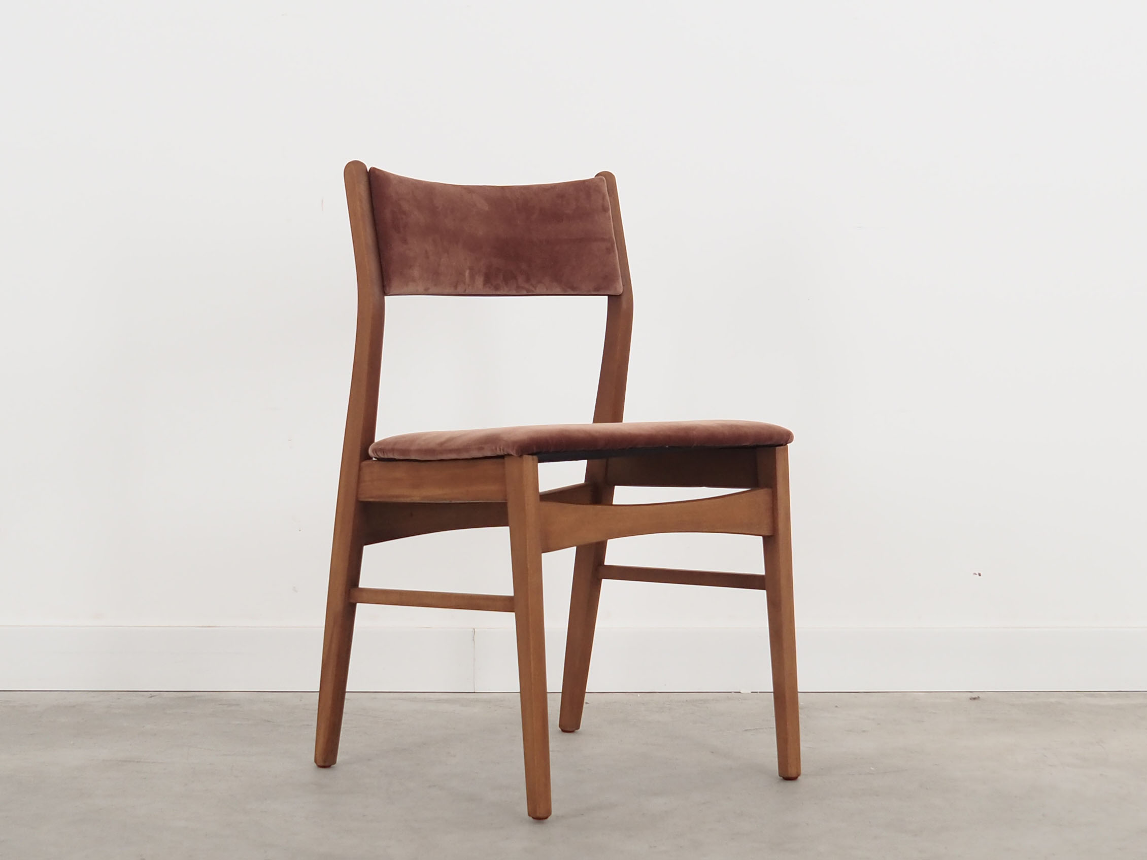 Set of six beech chairs, Danish design, 70s, made in Denmark