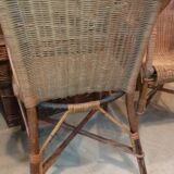 Fauteuils rotin ancien
