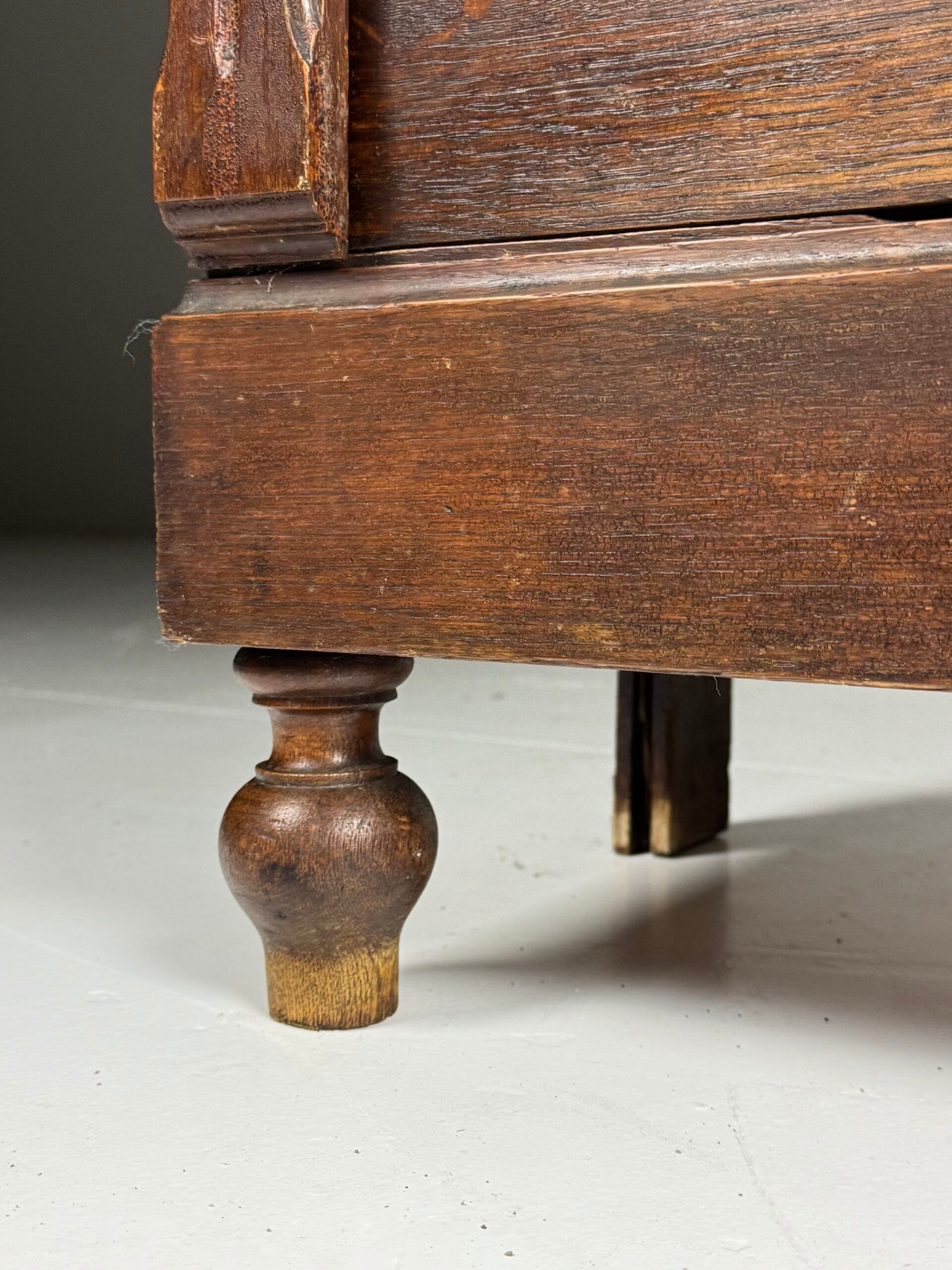 Antique archive cabinet with roller doors