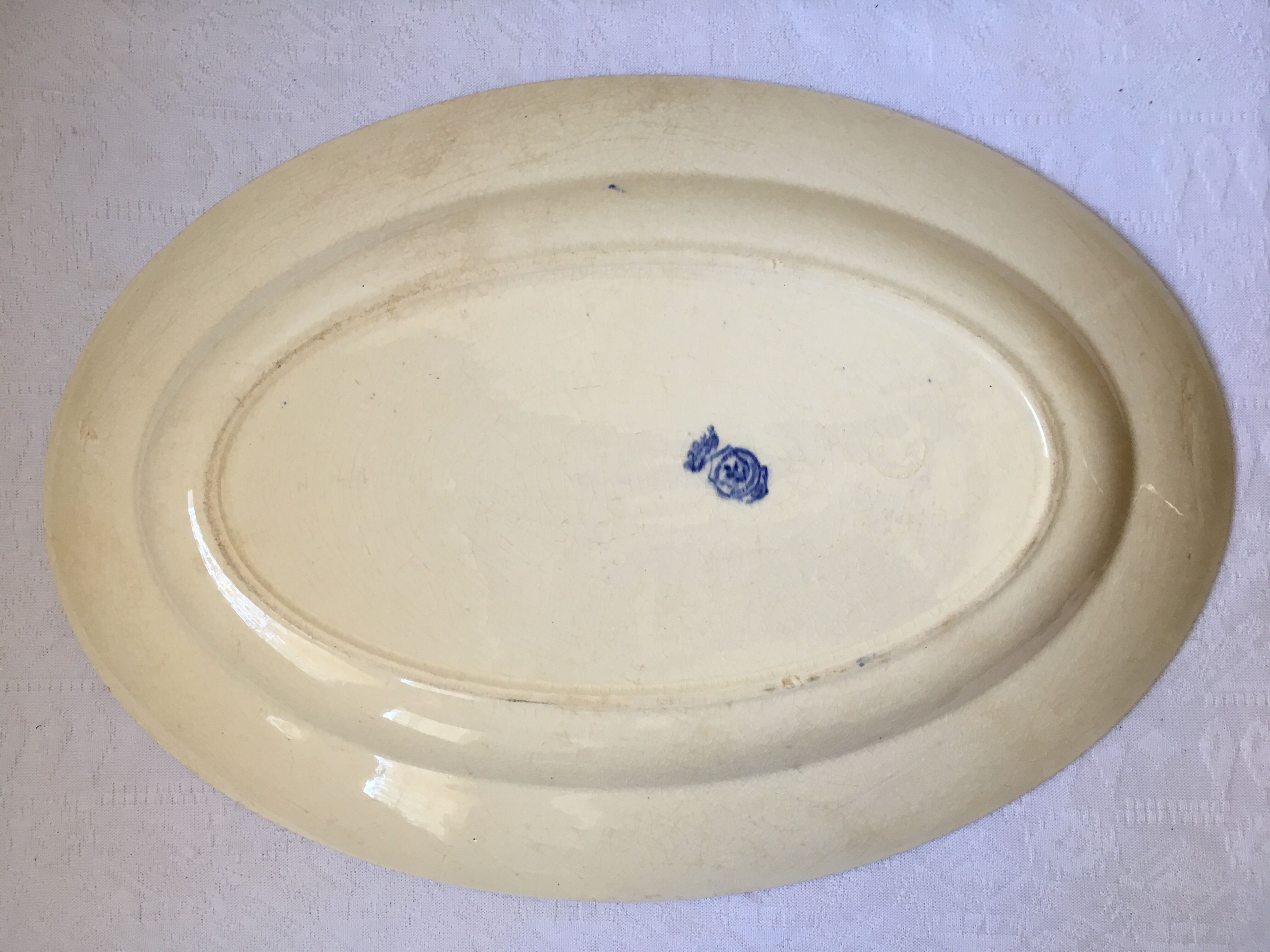 Longwy Iron Earth serving dish botanical collection
