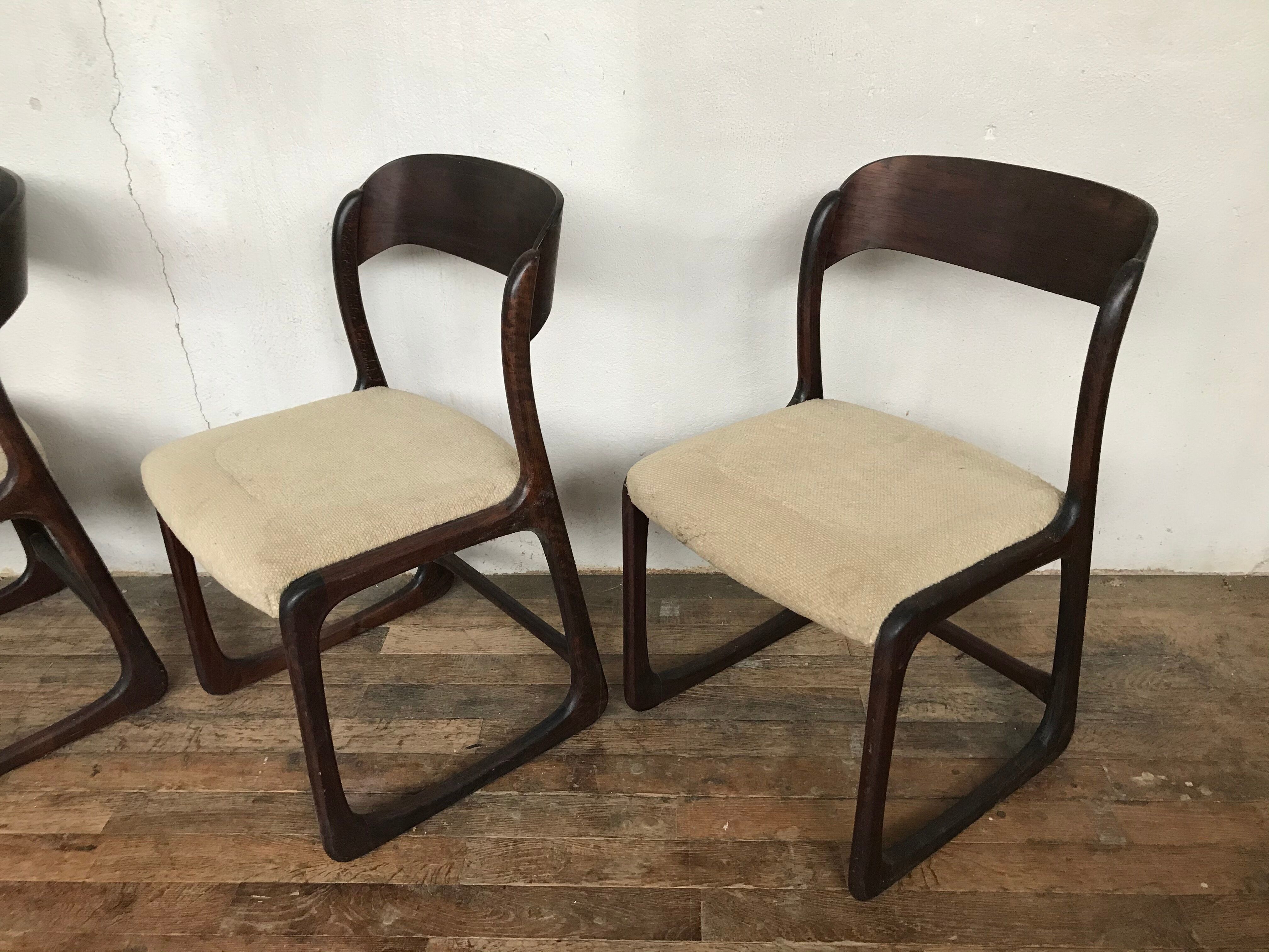 4 chairs baumann 0/1970