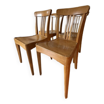 Set de 4 chaises bistrot