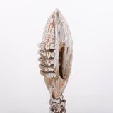 Unique glazed ceramic art sculpture, Sicily