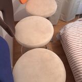 Set of 3 stools – Giorgio Saporiti for Il Loft – Italy, 1970s/80s