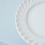4 Haviland plates in white porcelain