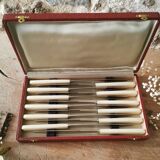 Box of 12 vintage, art deco knives