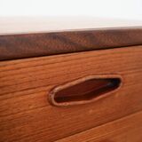 Teak bedside table, Danish design, 1970s, made in Denmark