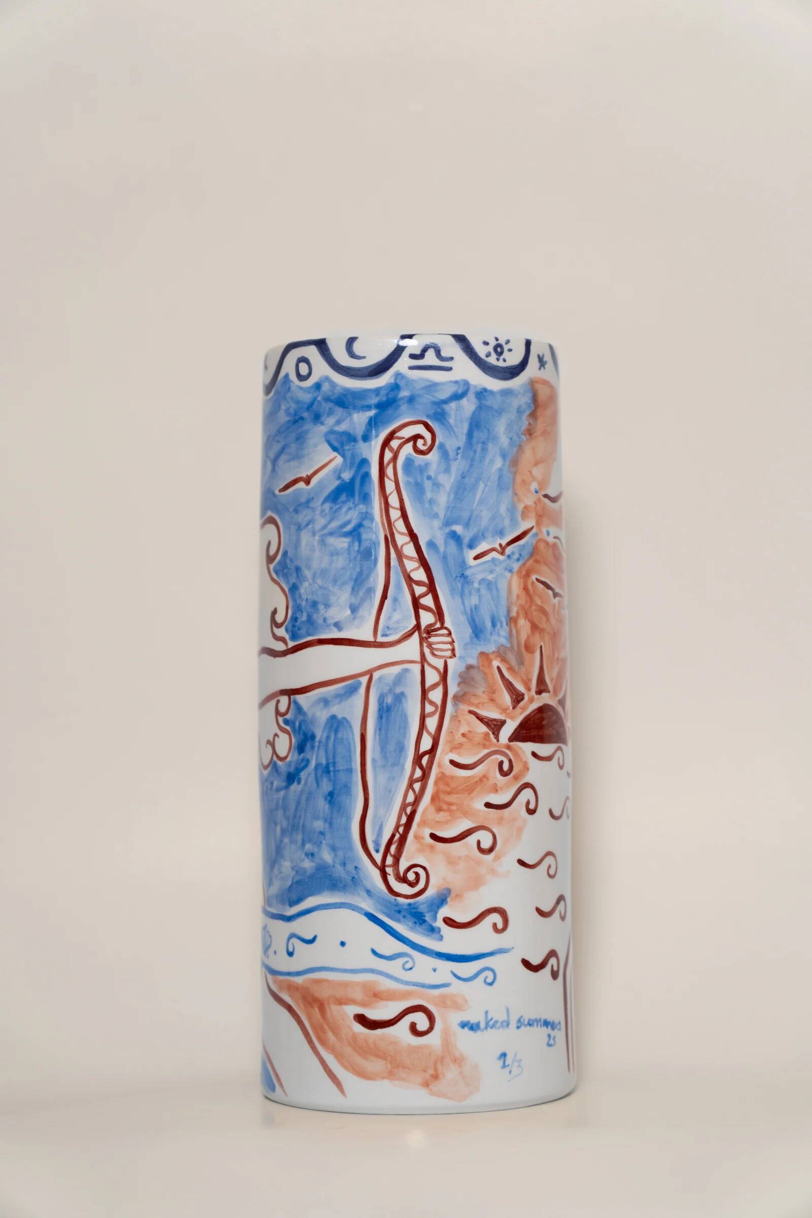 The Huntress - Ceramic vase