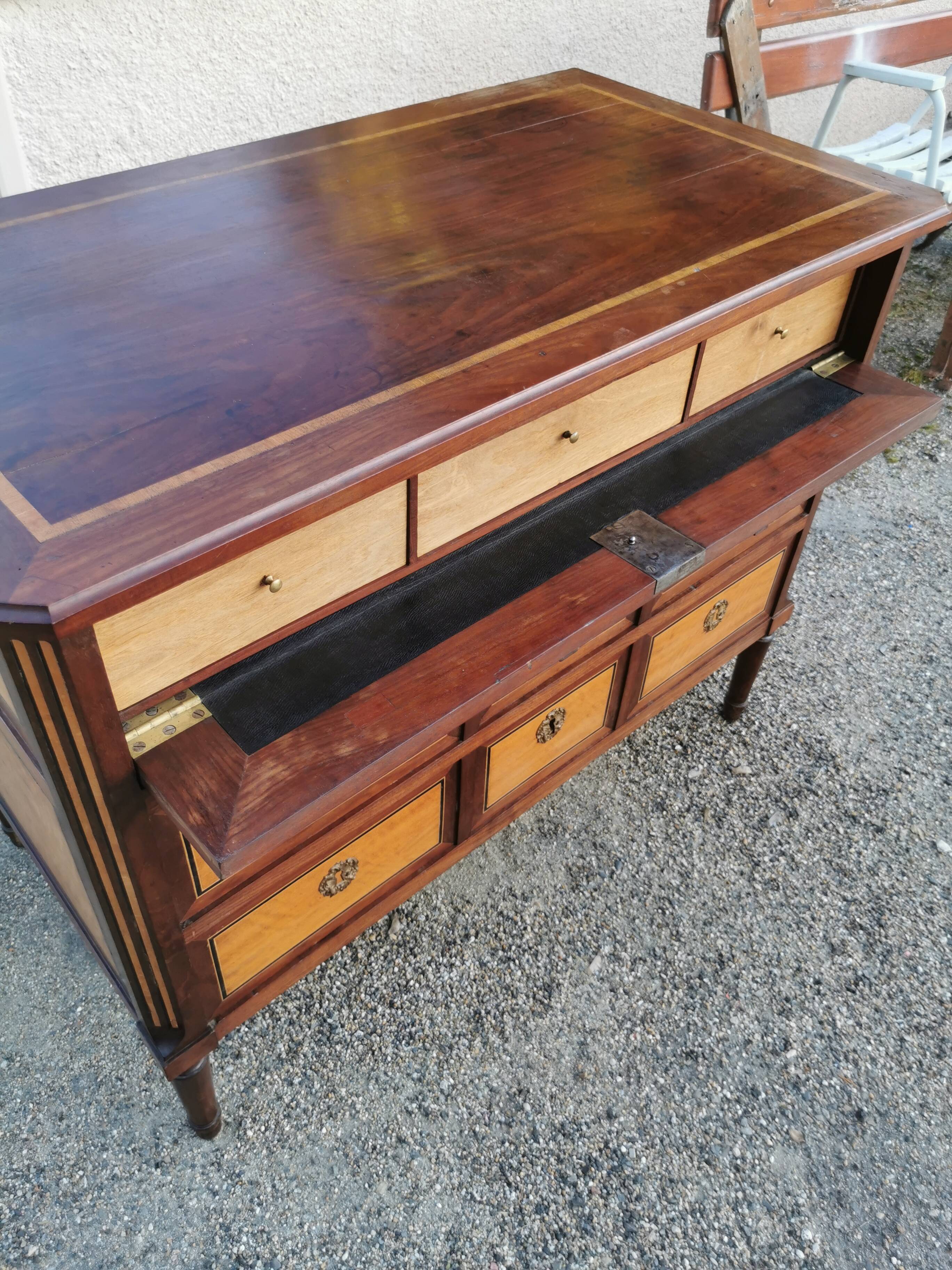 Louis XVI style chest of drawers