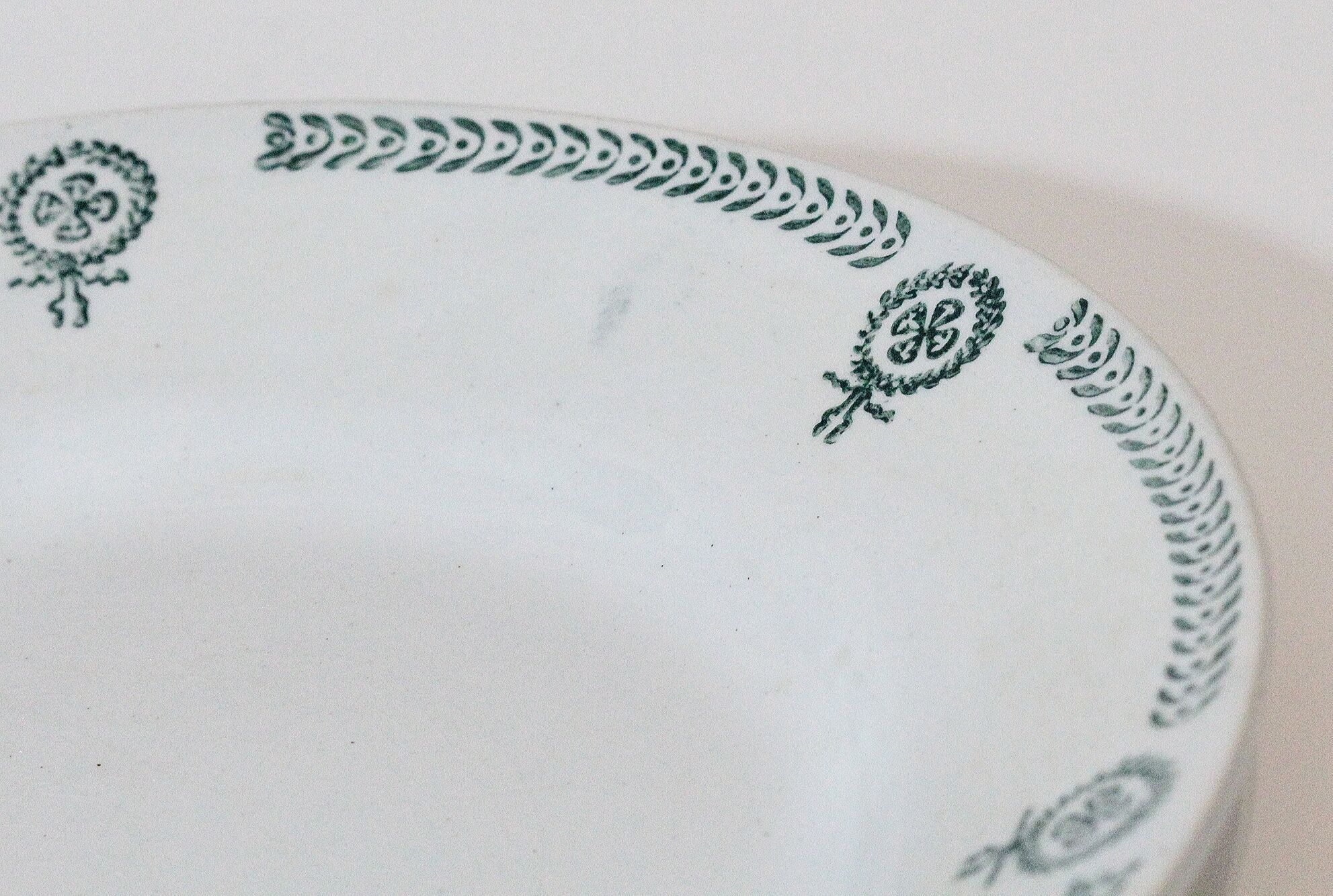 Lot de 4 assiettes faïencerie de Castres