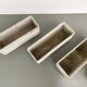 Set of 8 fiber cement planters