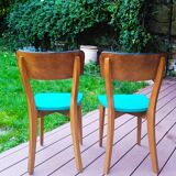 Set of four scandinavian chairs
