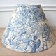 Pastorale blue toile de Jouy lampshade
