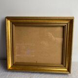 Glazed carved wooden frame