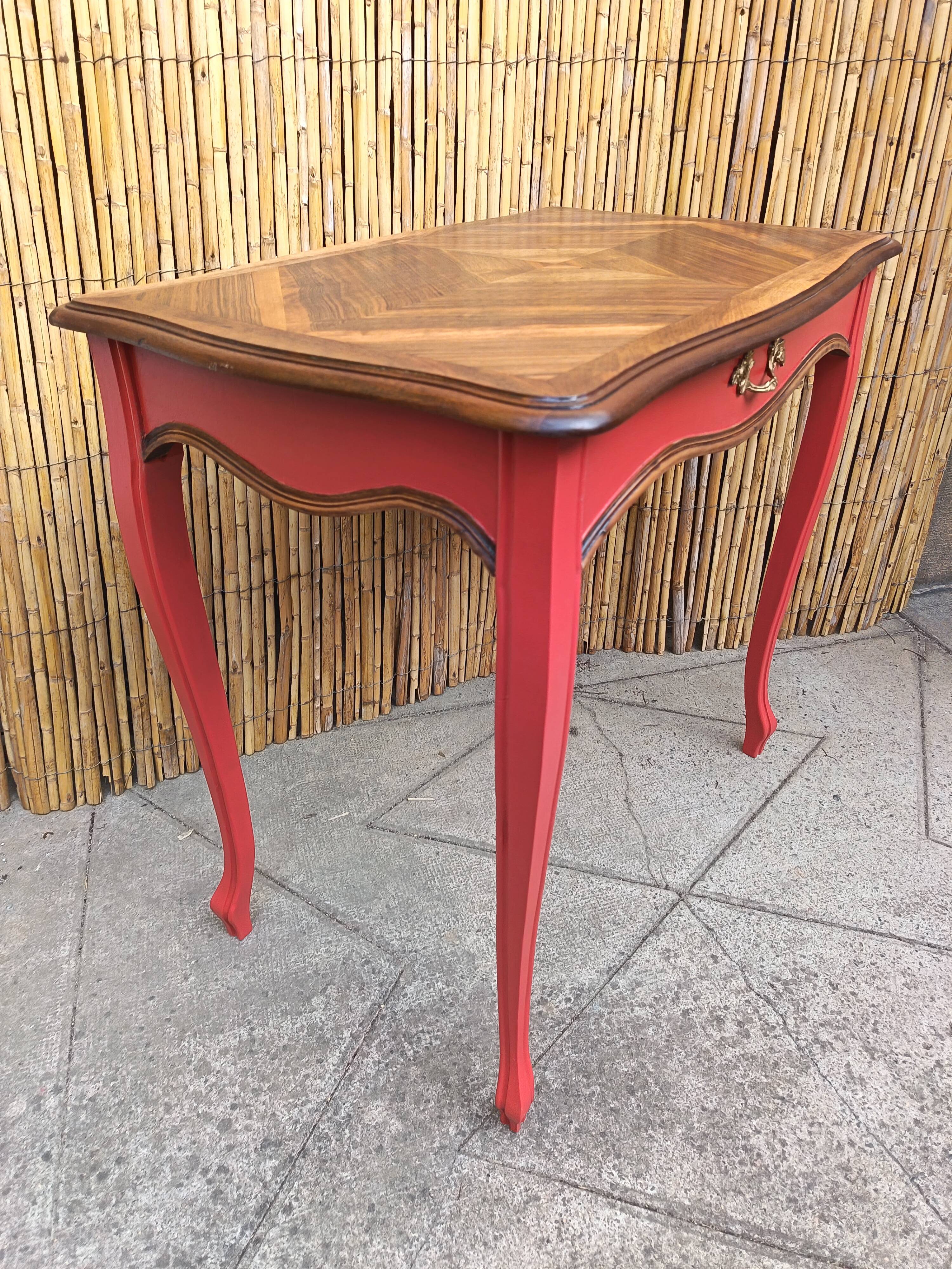 Bureau polychrome style Louis XV