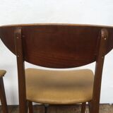 Pair of Scandinavian chairs wood