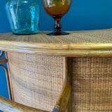 Vintage rattan bar