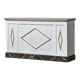 Painted wooden counter, around 1900