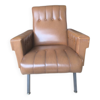 Genuine leather armchair