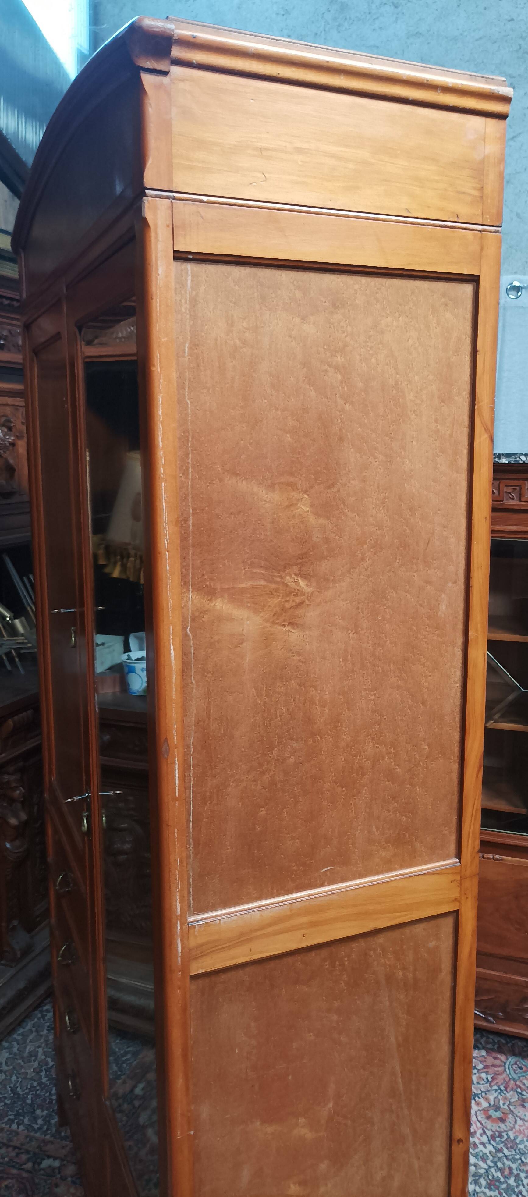 1930s beechwood wardrobe
