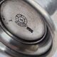 Vintage soliflore vase in tin 95%, 23 cm