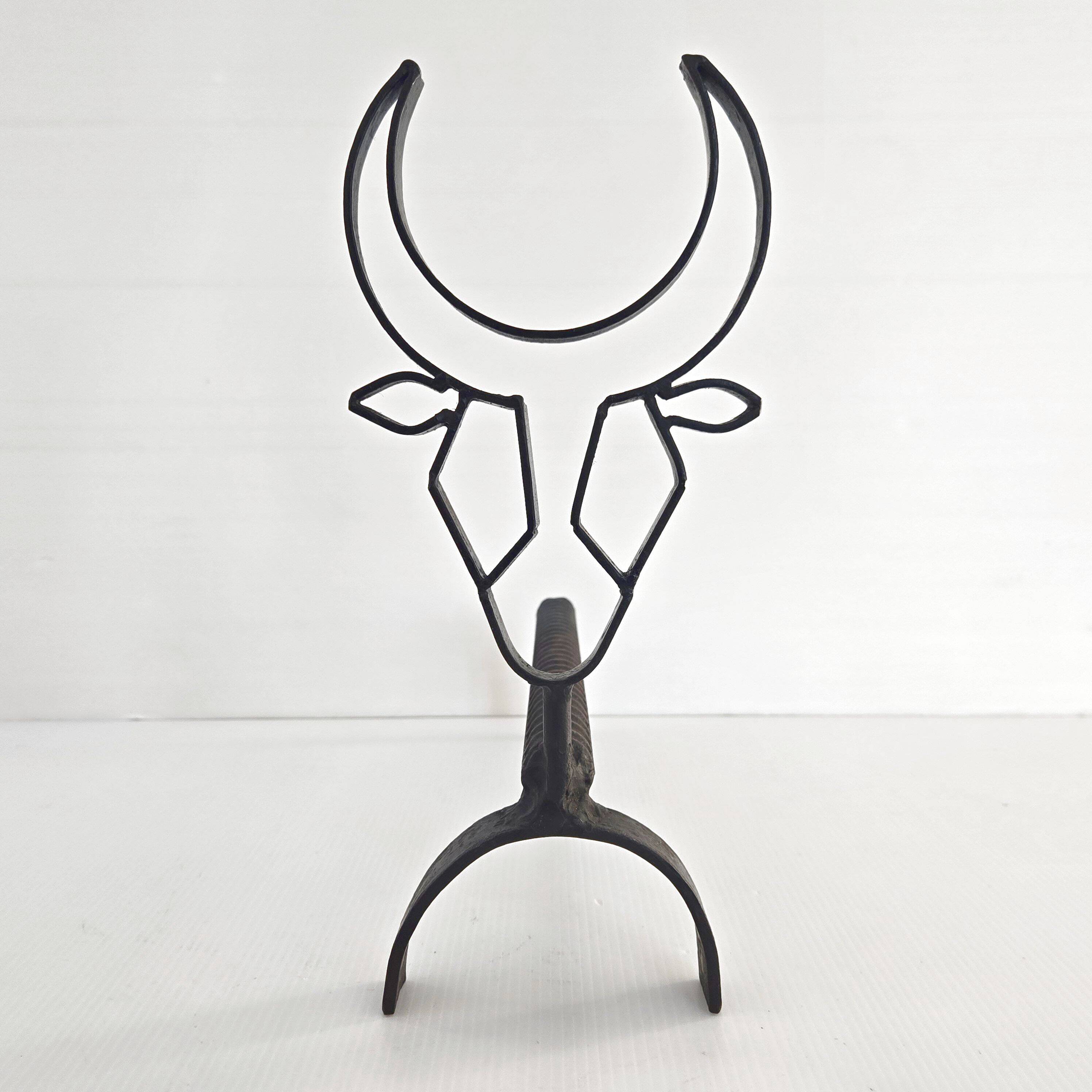 Pair of vintage 1960s andirons