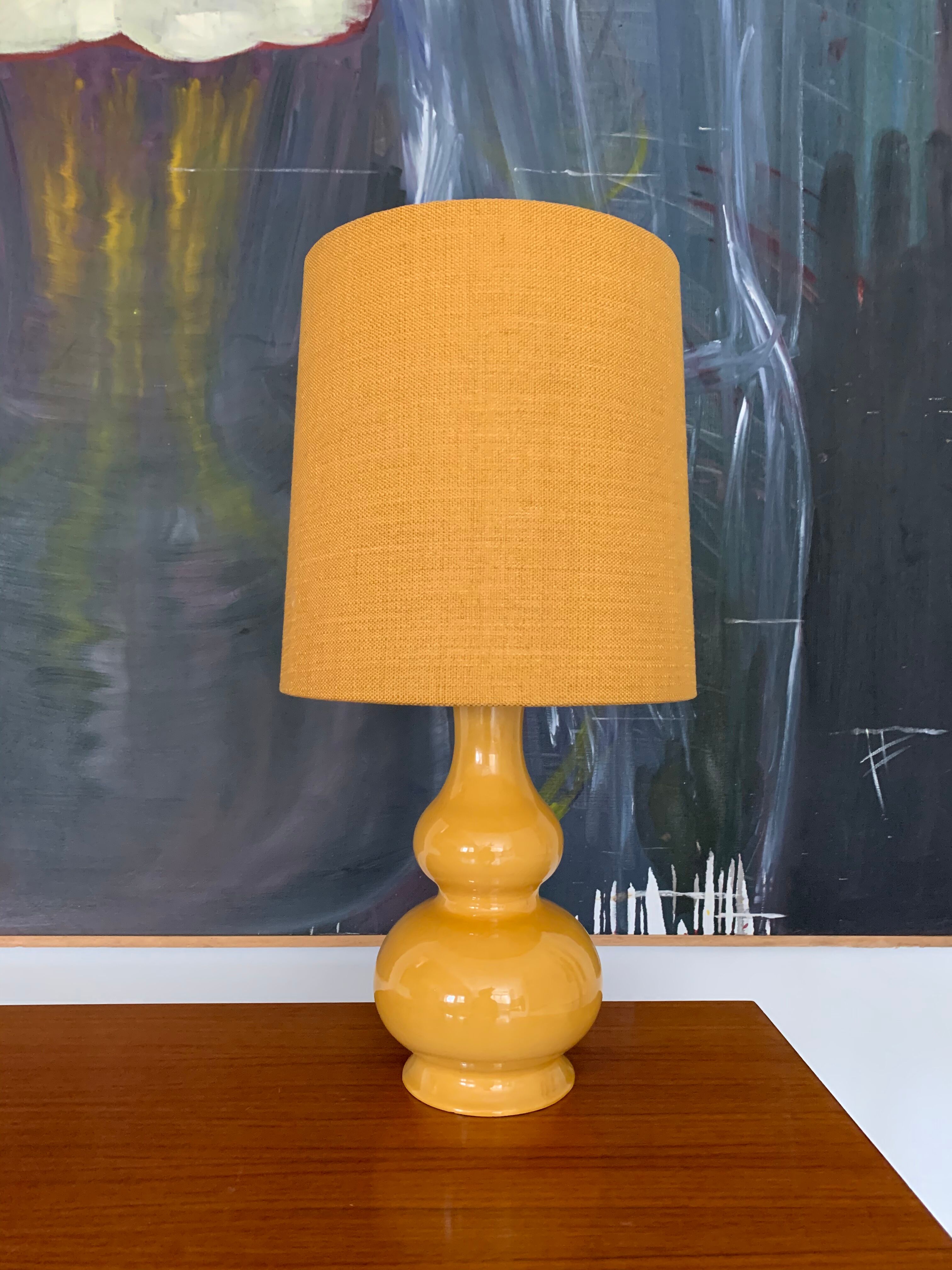 Lampe céramique vintage années 60