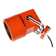 Orange spotlight "Unispot" by Bent Boysen for Louis Poulsen. Denmark 1970s