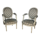 Pair of medallion chairs Louis XVI