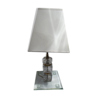 Lampe en verre, années 50