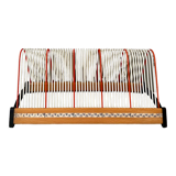 Vintage record stand, vinyl record holder, Plattofix Germany