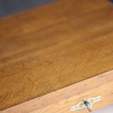 Oak notary cabinet in its original patina (1940s)