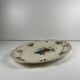 Oval dish "Agreste" Sarreguemines, 20th century.