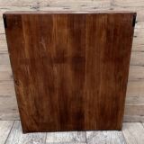 glass library in Burmese teak