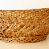 Vintage wicker basket