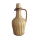 Vintage wicker bottle