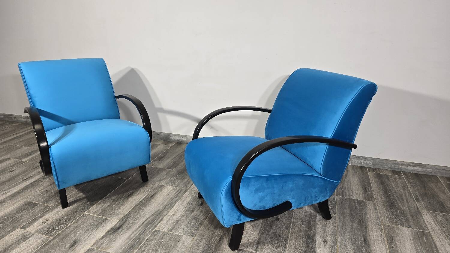 Set of Lounge Chairs by Jindrich Halabala, 1940s