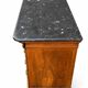 Louis-Philippe style secretary chest of drawers from the 19th century with walnut burl veneer.