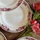 Set of 6 antique deep plates - Saint Amand Céranord