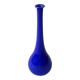 Large Murano blown glass bud vase, cobalt blue, 50cm