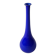 Large Murano blown glass bud vase, cobalt blue, 50cm