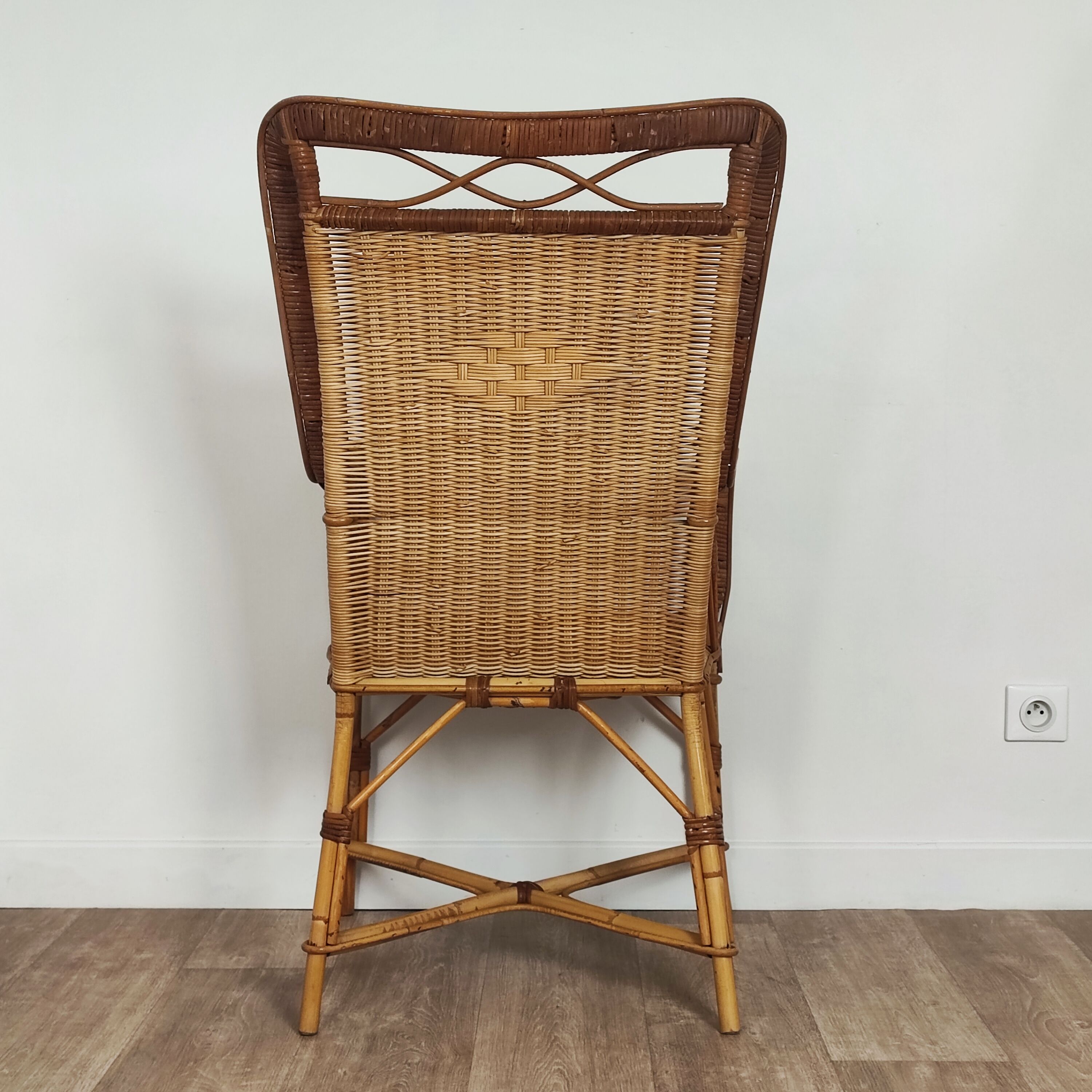 Rattan armchair
