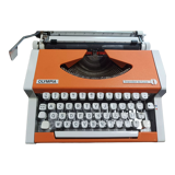 Olympia traveller orange luxury typewriter